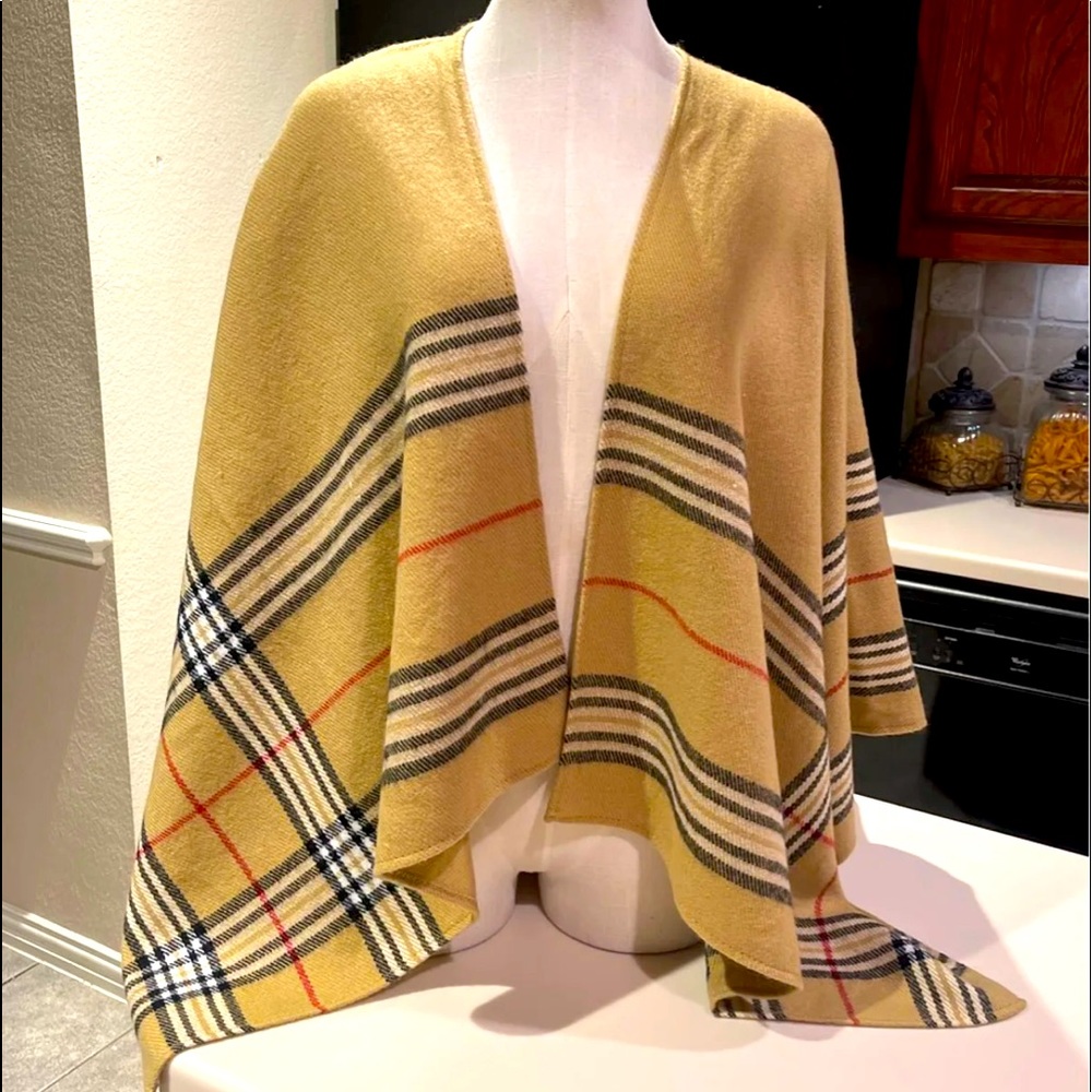 Plaid Poncho